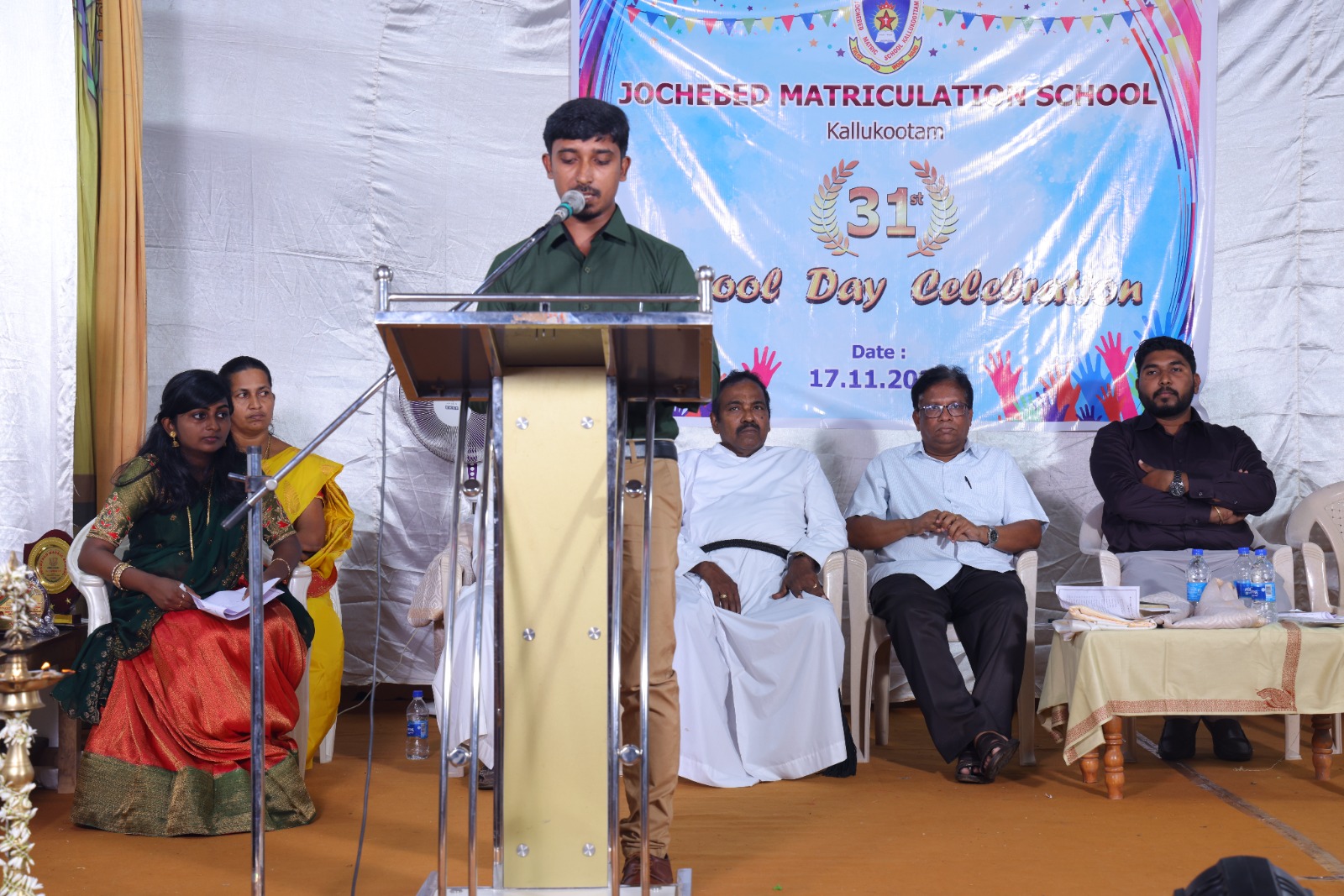 Flag hoisting ceremony